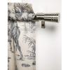 image:imageMaison d Hermine Kitchen Curtain Set for Windows 100 Cotton Set of Kitchen Curtain Valance for Home 2 Tier 28X36 and 1 Valance 56X18 Caf Gifts for Mothers Day Magnolia Mornings014  the Miller  Paloma Grey