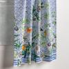 image:imageMaison d Hermine Kitchen Curtain Set for Windows 100 Cotton Set of Kitchen Curtain Valance for Home 2 Tier 28X36 and 1 Valance 56X18 Caf Gifts for Mothers Day Magnolia Mornings066  Passiflora