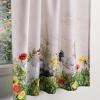 image:imageMaison d Hermine Kitchen Curtain Set for Windows 100 Cotton Set of Kitchen Curtain Valance for Home 2 Tier 28X36 and 1 Valance 56X18 Caf Gifts for Mothers Day Magnolia Mornings040  Basse Cour