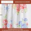 image:imageMaison d Hermine Kitchen Curtain Set for Windows 100 Cotton Set of Kitchen Curtain Valance for Home 2 Tier 28X36 and 1 Valance 56X18 Caf Gifts for Mothers Day Magnolia Mornings006  Vintage Floral