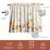 image:imageMaison d Hermine Kitchen Curtain Set for Windows 100 Cotton Set of Kitchen Curtain Valance for Home 2 Tier 28X36 and 1 Valance 56X18 Caf Gifts for Mothers Day Magnolia Mornings023  Fruit Dhiver