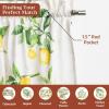 image:imageMaison d Hermine Kitchen Curtain Set for Windows 100 Cotton Set of Kitchen Curtain Valance for Home 2 Tier 28X36 and 1 Valance 56X18 Caf Gifts for Mothers Day Magnolia Mornings022  Limoncello