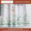 image:imageMaison d Hermine Kitchen Curtain Set for Windows 100 Cotton Set of Kitchen Curtain Valance for Home 2 Tier 28X36 and 1 Valance 56X18 Caf Gifts for Mothers Day Magnolia Mornings079  Snowy World