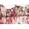 image:imageMaison d Hermine Kitchen Curtain Set for Windows 100 Cotton Set of Kitchen Curtain Valance for Home 2 Tier 28X36 and 1 Valance 56X18 Caf Gifts for Mothers Day Magnolia Mornings004  the Miller  Red
