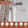 image:imageMaison d Hermine Kitchen Curtain Set for Windows 100 Cotton Set of Kitchen Curtain Valance for Home 2 Tier 28X36 and 1 Valance 56X18 Caf Gifts for Mothers Day Magnolia Mornings002  Colmar
