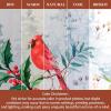 image:imageMaison d Hermine Kitchen Curtain Set for Windows 100 Cotton Set of Kitchen Curtain Valance for Home 2 Tier 28X36 and 1 Valance 56X18 Caf Gifts for Mothers Day Magnolia Mornings056  Morzine