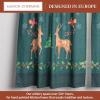 image:imageMaison d Hermine Kitchen Curtain Set for Windows 100 Cotton Set of Kitchen Curtain Valance for Home 2 Tier 28X36 and 1 Valance 56X18 Caf Gifts for Mothers Day Magnolia Mornings075  Hygge Christmas