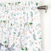 image:imageMaison d Hermine Kitchen Curtain Set for Windows 100 Cotton Set of Kitchen Curtain Valance for Home 2 Tier 28X36 and 1 Valance 56X18 Caf Gifts for Mothers Day Magnolia Mornings056  Morzine