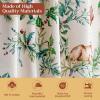 image:imageMaison d Hermine Kitchen Curtain Set for Windows 100 Cotton Set of Kitchen Curtain Valance for Home 2 Tier 28X36 and 1 Valance 56X18 Caf Gifts for Mothers Day Magnolia Mornings055  Holly Time
