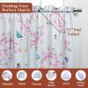image:imageMaison d Hermine Kitchen Curtain Set for Windows 100 Cotton Set of Kitchen Curtain Valance for Home 2 Tier 28X36 and 1 Valance 56X18 Caf Gifts for Mothers Day Magnolia Mornings054  Blossoms in Spring