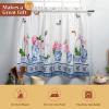 image:imageMaison d Hermine Kitchen Curtain Set for Windows 100 Cotton Set of Kitchen Curtain Valance for Home 2 Tier 28X36 and 1 Valance 56X18 Caf Gifts for Mothers Day Magnolia Mornings035  Canton