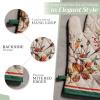 image:imageMaison d Hermine Oven Gloves 100 Cotton Oven Mitt 7 x 13 with Loop Heat Resistant BBQ Cooking Gloves for Thanksgiving Christmas Decorations Baking Handling Hot Pans Pack of 1 Recolte