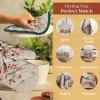 image:imageMaison d Hermine Oven Gloves 100 Cotton Oven Mitt 7 x 13 with Loop Heat Resistant BBQ Cooking Gloves for Thanksgiving Christmas Decorations Baking Handling Hot Pans Pack of 1 Recolte