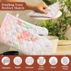 image:imageMaison d Hermine Pot Holders 100 Cotton Heat Resistant Potholders 8 x 8 Hot Pads with Loop BBQ Cooking Baking Gifts for Mothers Day Handling Hot Pans SpringSummer Pack of 1 Bunny Party