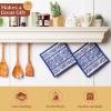 image:imageMaison d Hermine Pot Holders 100 Cotton Heat Resistant Potholders 8 x 8 Hot Pads with Loop BBQ Cooking Baking Gifts for Mothers Day Handling Hot Pans SpringSummer Pack of 2 Melodie Bleue