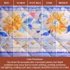 image:imageMaison d Hermine Pot Holders 100 Cotton Heat Resistant Potholders 8 x 8 Hot Pads with Loop BBQ Cooking Baking Gifts for Mothers Day Handling Hot Pans SpringSummer Pack of 2 Girassol