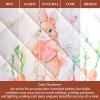 image:imageMaison d Hermine Pot Holders 100 Cotton Heat Resistant Potholders 8 x 8 Hot Pads with Loop BBQ Cooking Baking Gifts for Mothers Day Handling Hot Pans SpringSummer Pack of 1 Bunny Party