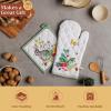 image:imageMaison d Hermine Pot Holders 100 Cotton Heat Resistant Potholders 8 x 8 Hot Pads with Loop BBQ Cooking Baking Gifts for Mothers Day Handling Hot Pans SpringSummer Pack of 1 Printemps
