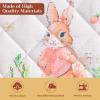 image:imageMaison d Hermine Pot Holders 100 Cotton Heat Resistant Potholders 8 x 8 Hot Pads with Loop BBQ Cooking Baking Gifts for Mothers Day Handling Hot Pans SpringSummer Pack of 1 Bunny Party