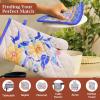 image:imageMaison d Hermine Pot Holders 100 Cotton Heat Resistant Potholders 8 x 8 Hot Pads with Loop BBQ Cooking Baking Gifts for Mothers Day Handling Hot Pans SpringSummer Pack of 2 Girassol