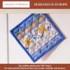 image:imageMaison d Hermine Pot Holders 100 Cotton Heat Resistant Potholders 8 x 8 Hot Pads with Loop BBQ Cooking Baking Gifts for Mothers Day Handling Hot Pans SpringSummer Pack of 1 Girassol