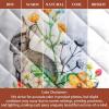 image:imageMaison d Hermine Pot Holders 100 Cotton Heat Resistant Potholders 8 x 8 Hot Pads with Loop BBQ Cooking Baking Gifts for Mothers Day Handling Hot Pans SpringSummer Pack of 1 Printemps