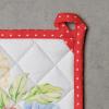 image:imageMaison d Hermine Pot Holders 100 Cotton Heat Resistant Potholders 8 x 8 Hot Pads with Loop BBQ Cooking Baking Gifts for Mothers Day Handling Hot Pans SpringSummer Pack of 1 Vintage Floral