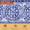image:imageMaison d Hermine Pot Holders 100 Cotton Heat Resistant Potholders 8 x 8 Hot Pads with Loop BBQ Cooking Baking Gifts for Mothers Day Handling Hot Pans SpringSummer Pack of 1 Melodie Bleue