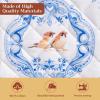 image:imageMaison d Hermine Pot Holders 100 Cotton Heat Resistant Potholders 8 x 8 Hot Pads with Loop Cooking Baking Gifts for Mothers Day Handling Hot Pans SpringSummer Pack of 2 Amsterdam Canals