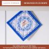 image:imageMaison d Hermine Pot Holders 100 Cotton Heat Resistant Potholders 8 x 8 Hot Pads with Loop Cooking Baking Gifts for Mothers Day Handling Hot Pans SpringSummer Pack of 1 Amsterdam Canals