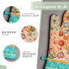 image:imageMaison dHermine Oven Gloves 100 Cotton Oven Mitt 7 x 13 with Loop Heat Resistant BBQ Cooking Gloves Baking Grilling Gifts for Mothers Day SpringSummer Pack of 1 Luxury Loft  Peach