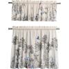 image:imageMaison d Hermine Kitchen Curtain Set for Windows 100 Cotton Set of Kitchen Curtain Valance for Home 2 Tier 28X36 and 1 Valance 56X18 Caf Gifts for Mothers Day Magnolia Mornings046  Amazonia