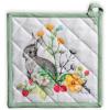 image:imageMaison d Hermine Pot Holders 100 Cotton Heat Resistant Potholders 8 x 8 Hot Pads with Loop BBQ Cooking Baking Gifts for Mothers Day Handling Hot Pans SpringSummer Pack of 1 Printemps
