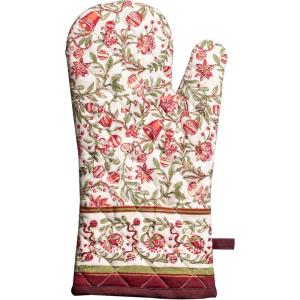 image:imageMaison d Hermine Oven Gloves 100 Cotton Oven Mitt 7 x 13 with Loop Heat Resistant Cooking Gloves for Thanksgiving Christmas Decorations Baking Handling Hot Pans Pack of 1 Reveillon Au Jardin