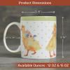 image:imageMaison d Hermine Coffee Mug with Handle Fine Bone China Mugs Pack of Two Tea Cups for Hot Beverages Cappuccino Latte Home Restaurant Gifts for Mothers day Christmas Tradition  Pack of 2 15 Ounce041  Ducklings In Spring  Happy Ducklings