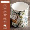 image:imageMaison d Hermine Coffee Mug with Handle Fine Bone China Mugs Pack of Two Tea Cups for Hot Beverages Cappuccino Latte Home Restaurant Gifts for Mothers day Christmas Tradition  Pack of 2 15 Ounce018  Holly Time  Cerf