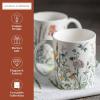 image:imageMaison d Hermine Coffee Mug with Handle Fine Bone China Mugs Pack of Two Tea Cups for Hot Beverages Cappuccino Latte Home Restaurant Gifts for Mothers day Christmas Tradition  Pack of 2 15 Ounce001  Fleurs De Mai  Pack of 2