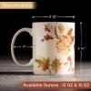 image:imageMaison d Hermine Coffee Mug with Handle Fine Bone China Mugs Pack of Two Tea Cups for Hot Beverages Cappuccino Latte Home Restaurant Gifts for Mothers day Christmas Tradition  Pack of 2 15 Ounce016  Kelim  Prairie Autumn Joy