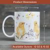image:imageMaison d Hermine Coffee Mug with Handle Fine Bone China Mugs Pack of Two Tea Cups for Hot Beverages Cappuccino Latte Home Restaurant Gifts for Mothers day Christmas Tradition  Pack of 2 15 Ounce042  Easter Zest  Chicks