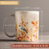 image:imageMaison d Hermine Coffee Mug with Handle Fine Bone China Mugs Pack of Two Tea Cups for Hot Beverages Cappuccino Latte Home Restaurant Gifts for Mothers day Christmas Tradition  Pack of 2 15 Ounce034  Oak Leaves  Jaya  Friends