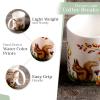 image:imageMaison d Hermine Coffee Mug with Handle Fine Bone China Mugs Pack of Two Tea Cups for Hot Beverages Cappuccino Latte Home Restaurant Gifts for Mothers day Christmas Tradition  Pack of 2 15 Ounce006  SousBois  SousBois