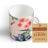 image:imageMaison d Hermine Coffee Mug with Handle Fine Bone China Mugs Pack of Two Tea Cups for Hot Beverages Cappuccino Latte Home Restaurant Gifts for Mothers day Christmas Tradition  Pack of 2 15 Ounce026  Canne  Fargesia