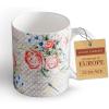 image:imageMaison d Hermine Coffee Mug with Handle Fine Bone China Mugs Pack of Two Tea Cups for Hot Beverages Cappuccino Latte Home Restaurant Gifts for Mothers day Christmas Tradition  Pack of 2 15 Ounce008  Champ De Mars  Dotty