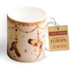 image:imageMaison d Hermine Coffee Mug with Handle Fine Bone China Mugs Pack of Two Tea Cups for Hot Beverages Cappuccino Latte Home Restaurant Gifts for Mothers day Christmas Tradition  Pack of 2 15 Ounce012  Ibiza  Beige  Feather