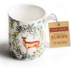image:imageMaison d Hermine Coffee Mug with Handle Fine Bone China Mugs Pack of Two Tea Cups for Hot Beverages Cappuccino Latte Home Restaurant Gifts for Mothers day Christmas Tradition  Pack of 2 15 Ounce018  Holly Time  Biche