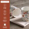 image:imageMaison d Hermine Coffee Mug with Handle Fine Bone China Mugs Pack of Two Tea Cups for Hot Beverages Cappuccino Latte Home Restaurant Gifts for Mothers day Christmas Tradition  Pack of 2 15 Ounce032  Just Floral  Pack of 2