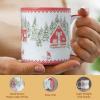 image:imageMaison d Hermine Coffee Mug with Handle Fine Bone China Mugs Pack of Two Tea Cups for Hot Beverages Cappuccino Latte Home Restaurant Gifts for Mothers day Christmas Tradition  Pack of 2 15 Ounce043  Rural Christmas  Pack of 2