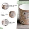 image:imageMaison d Hermine Coffee Mug with Handle Fine Bone China Mugs Pack of Two Tea Cups for Hot Beverages Cappuccino Latte Home Restaurant Gifts for Mothers day Christmas Tradition  Pack of 2 15 Ounce011  Pretty Autumn  Mono Autumn