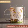 image:imageMaison d Hermine Coffee Mug with Handle Fine Bone China Mugs Pack of Two Tea Cups for Hot Beverages Cappuccino Latte Home Restaurant Gifts for Mothers day Christmas Tradition  Pack of 2 15 Ounce006  SousBois  SousBois
