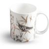 image:imageMaison d Hermine Coffee Mug with Handle Fine Bone China Mugs Pack of Two Tea Cups for Hot Beverages Cappuccino Latte Home Restaurant Gifts for Mothers day Christmas Tradition  Pack of 2 15 Ounce022  Meadow Florals  Brown Meadow Mornings